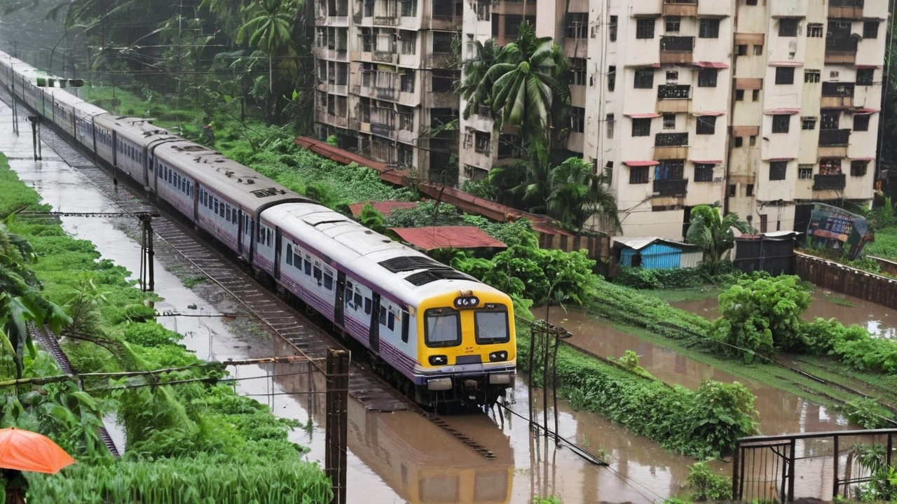 मुंबई में लगातार बारिश से उद्योग व यातायात ठप, IMD ने जारी किया पीला अलर्ट